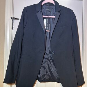 Banana Republic Men's Black One-Button Sport Coat